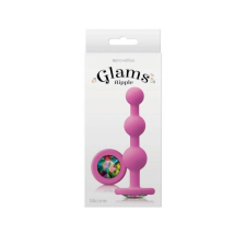 Ns Toys Glams Ripple Rainbow Gem Pink Fenékdugó anál