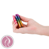 Ns Toys NS Novelties Chroma Rainbow - akkus, vízálló, mini rúdvibrátor - 6,8 cm (többszínű)