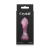 Ns Toys NS Novelties Crystal Rose - vízálló, üveg anál dildó - 8,9 cm (rózsaszín)