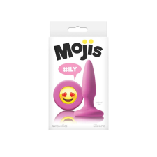 Ns Toys NS Novelties Moji's ILY - szilikon, letapasztható, vízálló anál dildó - 8,5 cm (rózsaszín) anál