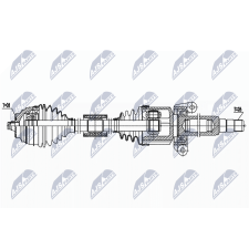 NTY hajtótengely NTY NPW-BM-188 autóalkatrész