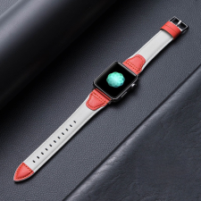 NUBO Apple Watch bicolor bőr szíj okosóra kellék