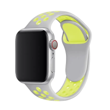 NUBO Apple Watch sport szilikon pótszíj - szürke - 38/40/41mm okosóra kellék
