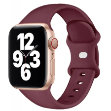 NUBO Apple Watch szilikon pótszíj - borvörös - 38/40/41mm okosóra kellék