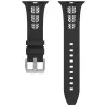 NUBO Apple Watch szilikon szíj - fekete - 42/44/45/46mm