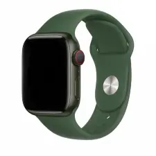 NUBO Apple Watch szilikon szíj - sötétzöld - 42/44/45/46mm okosóra kellék