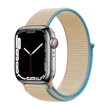 NUBO Apple Watch tépőzáras szövet szíj - krém - 38/40/41mm okosóra kellék