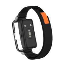 NUBO Huawei Band 8/9/10 tépőzáras szövet szíj védőkerettel okosóra kellék
