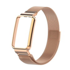 NUBO Xiaomi Mi/Smart Band 7 PRO milánói szíj védőkerettel okosóra kellék