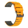 NUBO Xiaomi szilikon óraszíj bicolor (22 mm) – Narancs-szürke (S1,S2,S3,S4)