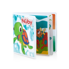 NUBY Az első vízálló csipogó könyv 4 hó+ fürdőszobai játék