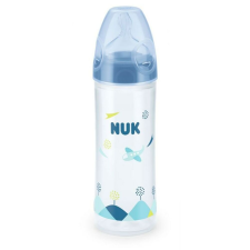 Nuk Baba cumisüveg NUK LOVE 250 ml, 6-18 h kék cumisüveg