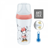 Nuk Baba cumisüveg NUK Perfect Match MICKEY Temperature Control 260 ml red