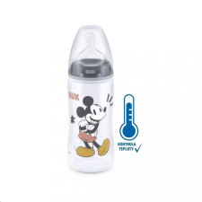 Nuk Baba tanuló itatópohár NUK Disney Mickey hőmérséklet jelzővel 300 ml szürke itatópohár