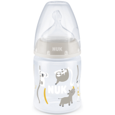 Nuk FC + hőmérséklet jelzős cumisüveg 150 ml, bézs cumisüveg