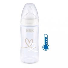 Nuk FC+Temperature Control cumisüveg 300 ml BOX-Flow Control szívófej white cumisüveg