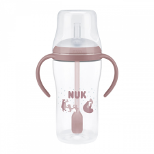 Nuk Perfect Match tanuló cumisüveg szívószállal BEAR 260 ml cumisüveg
