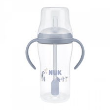 Nuk Perfect Match tanuló cumisüveg szívószállal PENGUIN 260 ml cumisüveg