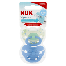 Nuk Signature szilikon cumi 6-18hó 2 db (fiú) cumi