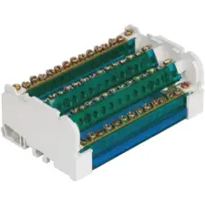  Nullázó elosztóblokk, sorkapocslécen 4x15 csatlakozással villanyszerelés