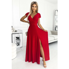  NUMOCO női ruha 411-2 CRYSTAL, Piros XXL