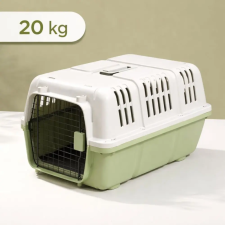 Nunbell Grand kisállat szállítóbox – 20 kg - Zöld szállítóbox, fekhely kutyáknak