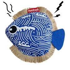 Nunbell Hal Formájú Macskajáték – Macskamentával és Zörgő Hanggal játék macskáknak