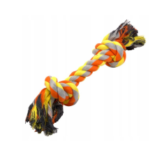  Nunbell két csomós kutyajáték kötél - L, Narancs játék kutyáknak
