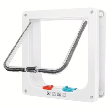 Nunbell Macskaajtó 4 irányú biztonsági zárral 23,5 × 25cm kutyaajtó