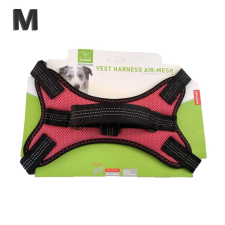 Nunbell Vest Harness Air típusú hám kisállatoknak-M - Rózsaszín nyakörv, póráz, hám kutyáknak