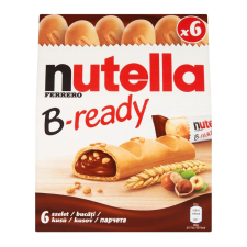 Nutella B-Ready mogyorókrémmel töltött ostya 6x22g csokoládé és édesség