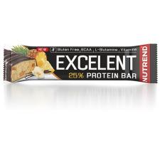 Nutrend EXCELENT Protein Bar, 85 g, vanília ananásszal reform élelmiszer