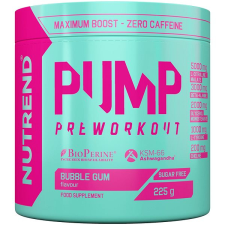 Nutrend PUMP 225 g, rágógumi vitamin és táplálékkiegészítő