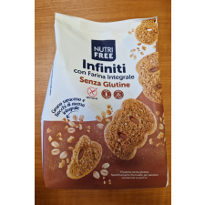 NUTRI FREE gluténmentes Infiniti keksz - teljes kiőrlésű hajdinaliszttel és zabpehellyel 250 g reform élelmiszer