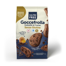 NUTRI FREE Goccefrolla al cacao - csokis keksz csoki cseppel 300 g előétel és snack