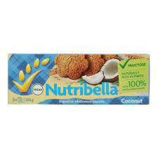  NUTRIBELLA KEKSZ FRUKTÓZZAL KÓKUSZOS csokoládé és édesség