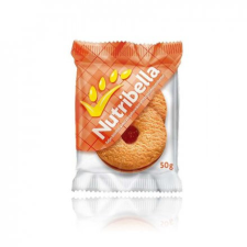 Nutribella teljes kiőrlésű keksz sárgabarack alma öntettel 50 g diabetikus termék