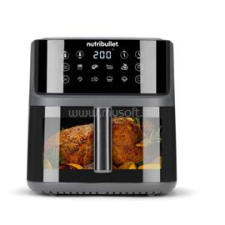 NutriBullet NBA0811 CrispLite Vision 8L forrólevegős sütő (sötétszürke) (0C12500004) fritőz