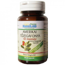  Nutrilab amerikai tőzegáfonya+d mannóz vega 30 db gyógyhatású készítmény