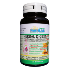 Nutrilab Herbal Digest Kapszula 30X vitamin és táplálékkiegészítő