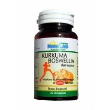 Nutrilab kurkuma boswellia duo kapszula 30 db táplálékkiegészítő