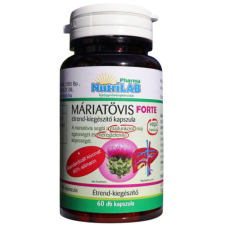 Nutrilab Máriatövis forte 60 kapszula Silimarin vitamin és táplálékkiegészítő