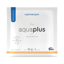 Nutriversum Aqua+ 10 g - barackos jegestea - Nutriversum reform élelmiszer