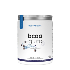 Nutriversum BCAA + GLUTA (360 g, Fekete Ribizli) vitamin és táplálékkiegészítő