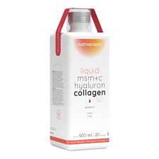 Nutriversum MSM+C Hyaluron Collagen Liquid - 500 ml - mangó - Nutriversum vitamin és táplálékkiegészítő