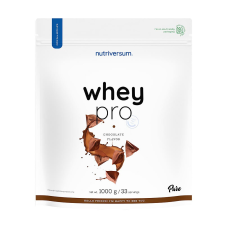 Nutriversum Whey PRO - Tejsavó Fehérje - PURE (1000 g, Csokoládé) vitamin és táplálékkiegészítő