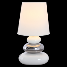 NÄVE STONE ASZTALI LÁMPA E14 40W FEHÉR ÁTM.: 16,5CM MAG.: 31CM világítás