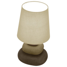 NÄVE STONE, ASZTALI LÁMPA, NATÚR M:31CM, D: 16,5CM, 1X40W, E14 világítás