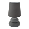 NÄVE STONE, ASZTALI LÁMPA, SZÜRKE M:31CM, D: 16,5CM, 1X40W, E14