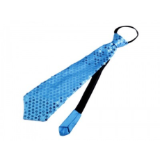  Nyakkendő flitterekkel - Azúrkék
